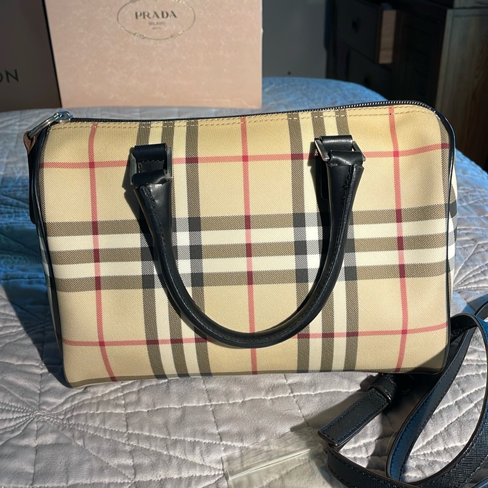 Vintage Burberry Speedy Crossbody Bag
